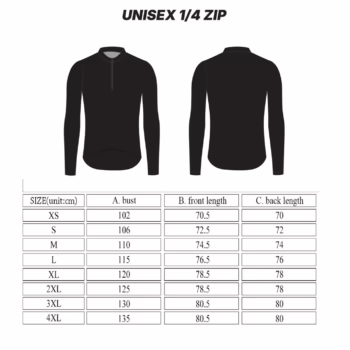 CDF 1/4 zip training top - Image 3